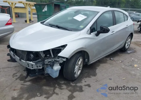 2018 Chevrolet Cruze Lt Auto из США, поврежденный, VIN 3G1BE6SM4JS543190